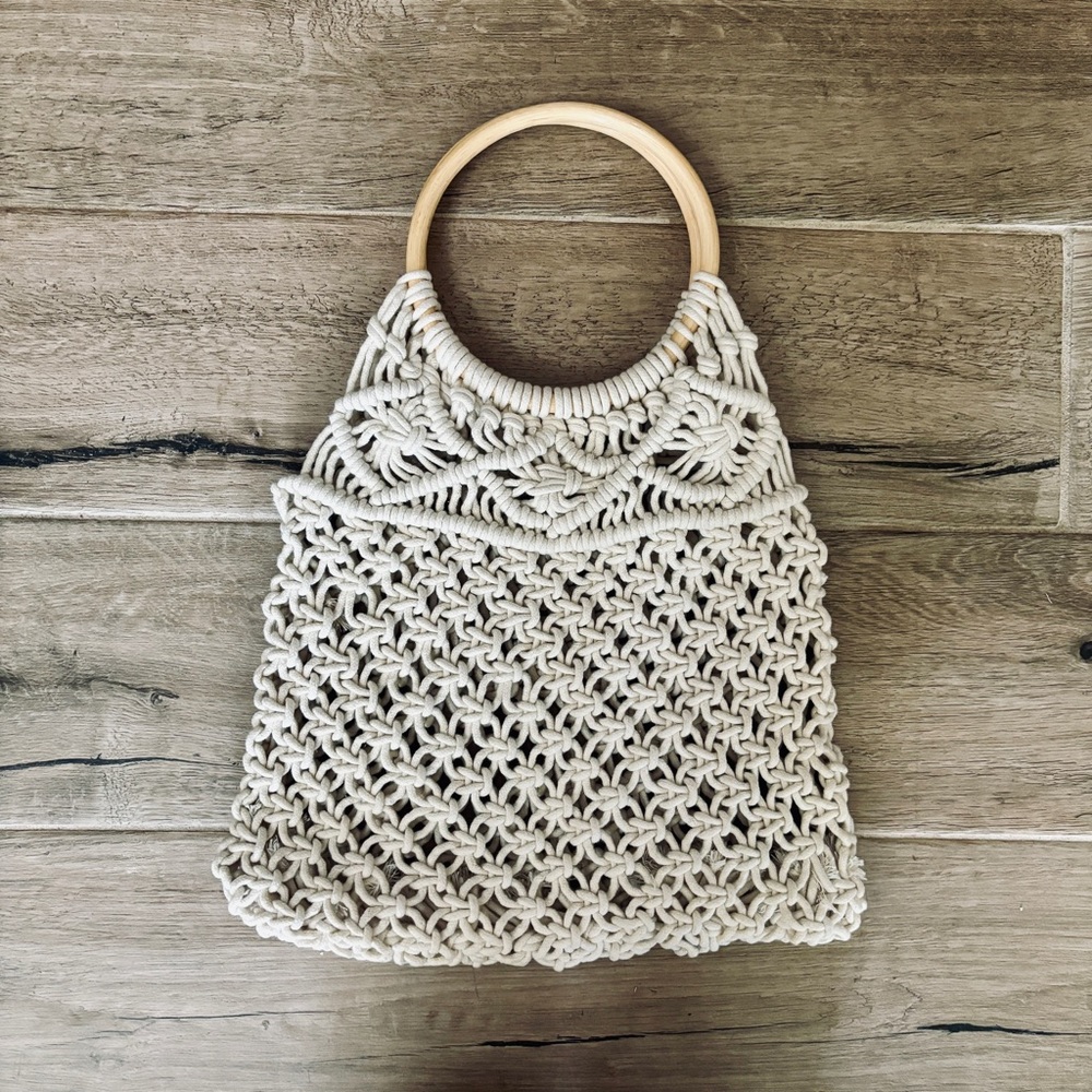 Macrame handbag